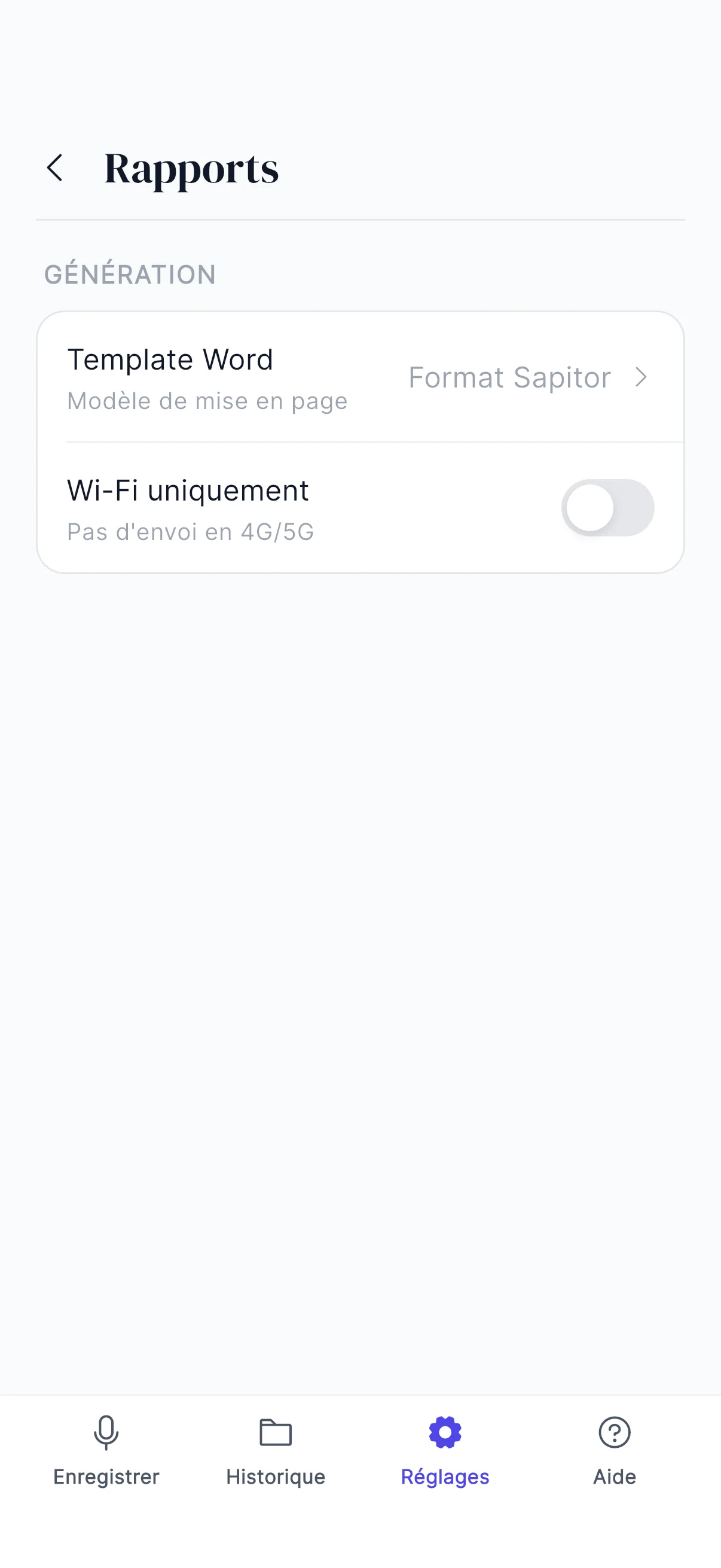 Capture d'écran Sapitor
